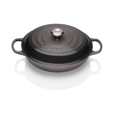 Le Creuset Cast Iron Shallow Casserole Dish Flint