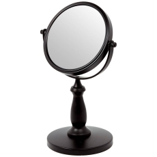 Showerdrape Atlas Vanity Mirror Black 18cm