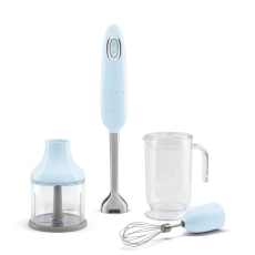 Smeg 4-In-1 Hand Blender With Accessories Pastel Blue