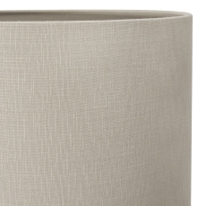 Lino Grey Linen Cylinder Shade