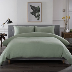 The Lyndon Company St Quentin Duvet Set Green