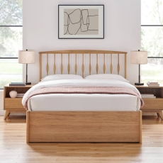 Jasper Wooden Ottoman Bed Frame