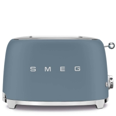 Smeg 2 Slice Toaster Matte Storm Blue