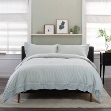 The Lyndon Company Deyongs Southport Duvet Set Green