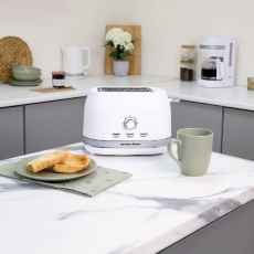 Hamilton Beach Ella 2 Slice Toaster Matt White