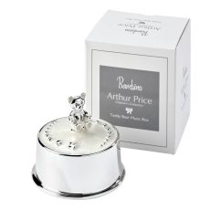 Arthur Price Silver Plated Teddy Bear Music Box