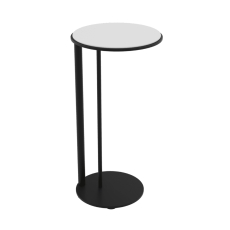 Alta End Table White (25x50cm)