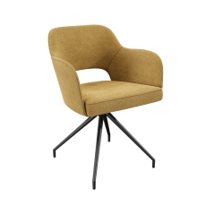 Chicago Swivel Dining Chair Ochre