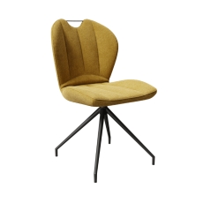 New York Swivel Dining Chair Ochre