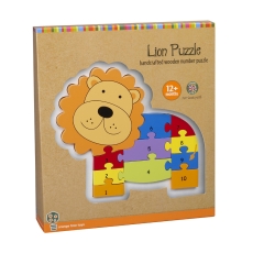 Orange Tree Toys Lion Number Puzzle
