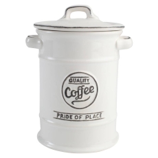 T&G Woodware Pride Of Place Coffee Jar White