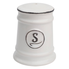 T&G Woodware Pride Of Place Salt Shaker White