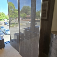 Havana Silver Birch Sliding Door Wardrobe (Ipswich)