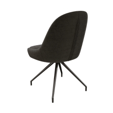Miami Swivel Dining Chair Charcoal
