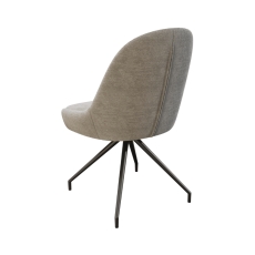 Miami Swivel Dining Chair Light Grey