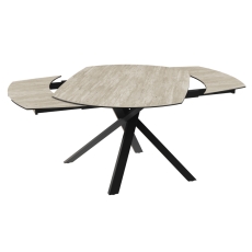 Kheops Extending Dining Table 130-190cm Travertine