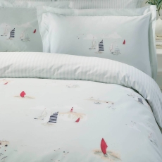 Sophie Allport Coastal Boats Duvet Set Blue
