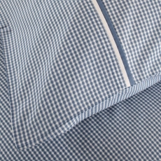 The Lyndon Company Gingham Duvet Set Blue/White