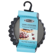 Stellar Fluted Flan Tin, Loose Base 9cm
