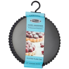 Stellar Fluted Flan Tin, Loose Base 20cm