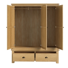 Newhaven Triple Wardrobe