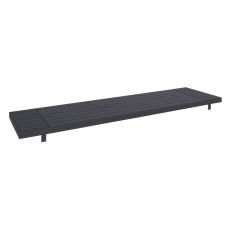 Fox Bench Seat Pad 140cm Grey