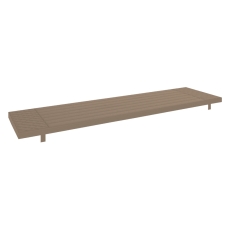 Fox Bench Seat Pad 140cm Taupe