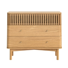 Savannah 3 Drawer Chest Natural Oak