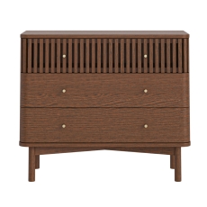 Savannah 3 Drawer Chest Brown Oak