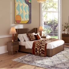 Savannah Bed Frame Brown Oak