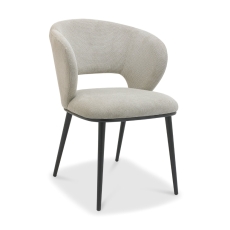 Vigo Luca Dining Chair Beige Fabric