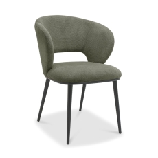 Vigo Luca Dining Chair Green Fabric