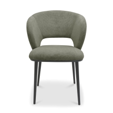 Vigo Luca Dining Chair Green Fabric