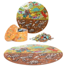 Boppi 150pc Round Jigsaw Puzzle - Dinosaur