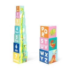 Boppi Stacking Cubes Dinosaurs