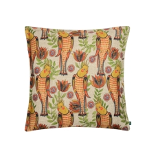 Akamba Cockatiels 50cm Cushion Orange
