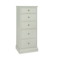 Alaska Cotton 5 Drawer Tall Chest