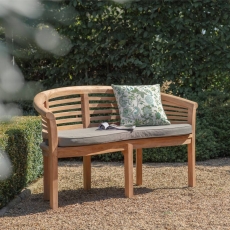 Broadway Banana Bench With Season Proof Cushion