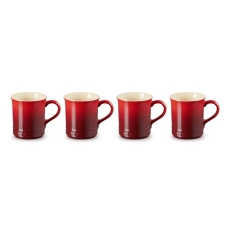 Le Creuset Seattle Set of 4 Mugs Cerise
