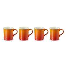 Le Creuset Seattle Set of 4 Mugs Volcanic