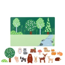 Orange Tree Toys Woodland Animal Magnetic Picture Board