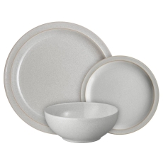 Denby Dove Grey 12 Piece Tableware Set