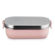 Le Creuset On The Go Lunch Box 900ml Shell Pink