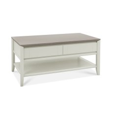 Burnham Coffee Table Grey Washed & Soft Grey