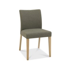 Burnham Upholstered Chair Oak - Black Gold