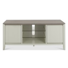 Burnham Entertainment Unit Grey Washed Oak & Soft Grey