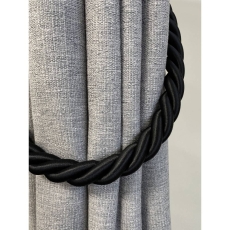 Reef Rope Twisted Tieback Black