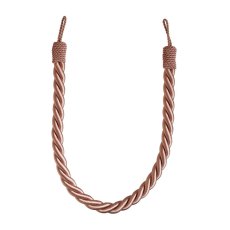 Reef Rope Twisted Tieback Dark Blush