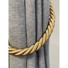 Reef Rope Twisted Tieback Gold