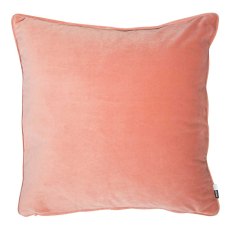 Luxe 50cm Velvet Piped Cushion Rosewood